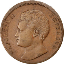 FRANCE, Napoleon II, 5 Centimes, 1816, KM #E8, AU(50-53), Bronze, Gadoury #133