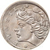 Moneda, Brasil, 10 Centavos, 1967, error off center strike, MBC, Cobre -