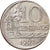 Moneda, Brasil, 10 Centavos, 1967, error off center strike, MBC, Cobre -