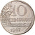 Coin, Brazil, 10 Centavos, 1967, error off center strike, EF(40-45)