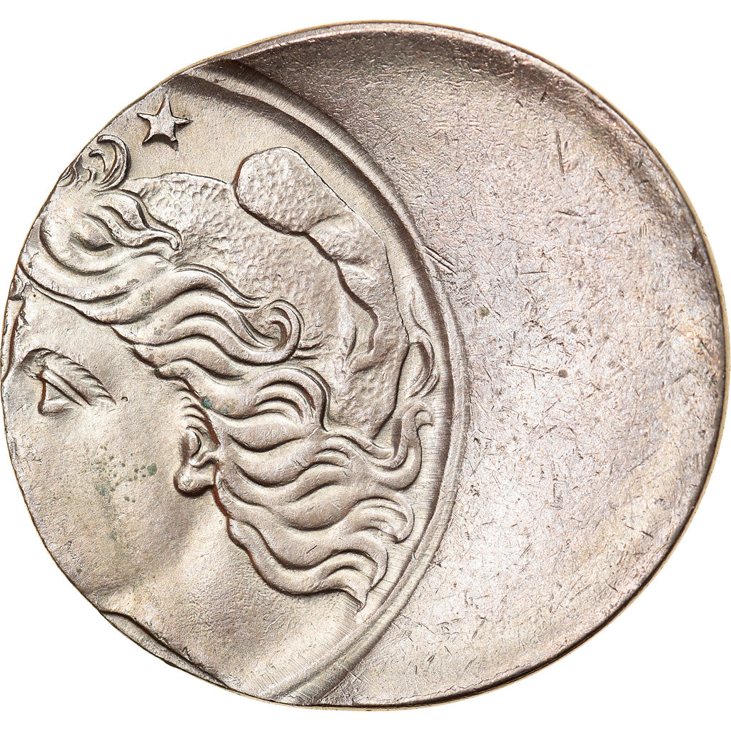 Moeda, Brasil, 10 Centavos, 1967, error off center strike, EF(40-45)