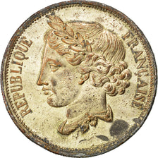 FRANCE, 5 Francs, 1848, EF(40-45), Tin, Gadoury #697P, 51.90