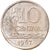 Moneda, Brasil, 10 Centavos, 1967, error partial brockage, MBC, Cobre - níquel