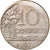 Moneda, Brasil, 10 Centavos, 1967, cupped off center strike error, MBC, Cobre -