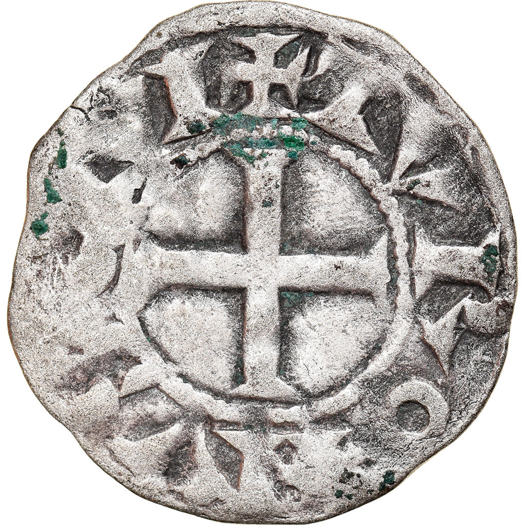 Moeda, França, Touraine, Denier, 1150-1200, Saint-Martin de Tours, EF(40-45)