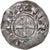 Moneda, Francia, Touraine, Denier, 1150-1200, Saint-Martin de Tours, MBC, Plata