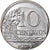 Moneda, Brasil, 10 Centavos, 1975, error off center strike, EBC, Acero
