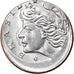 Moneda, Brasil, 10 Centavos, 1975, error off center strike, EBC, Acero