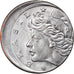 Moneda, Brasil, 10 Centavos, 1975, error off center strike, EBC, Acero