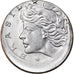 Monnaie, Brésil, 10 Centavos, 1975, error off center strike, SUP, Stainless