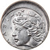 Moneda, Brasil, 10 Centavos, 1975, error off center strike, EBC, Acero