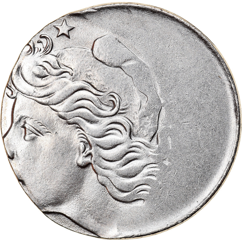 Moneda, Brasil, 10 Centavos, 1975, planchet error, EBC, Acero inoxidable