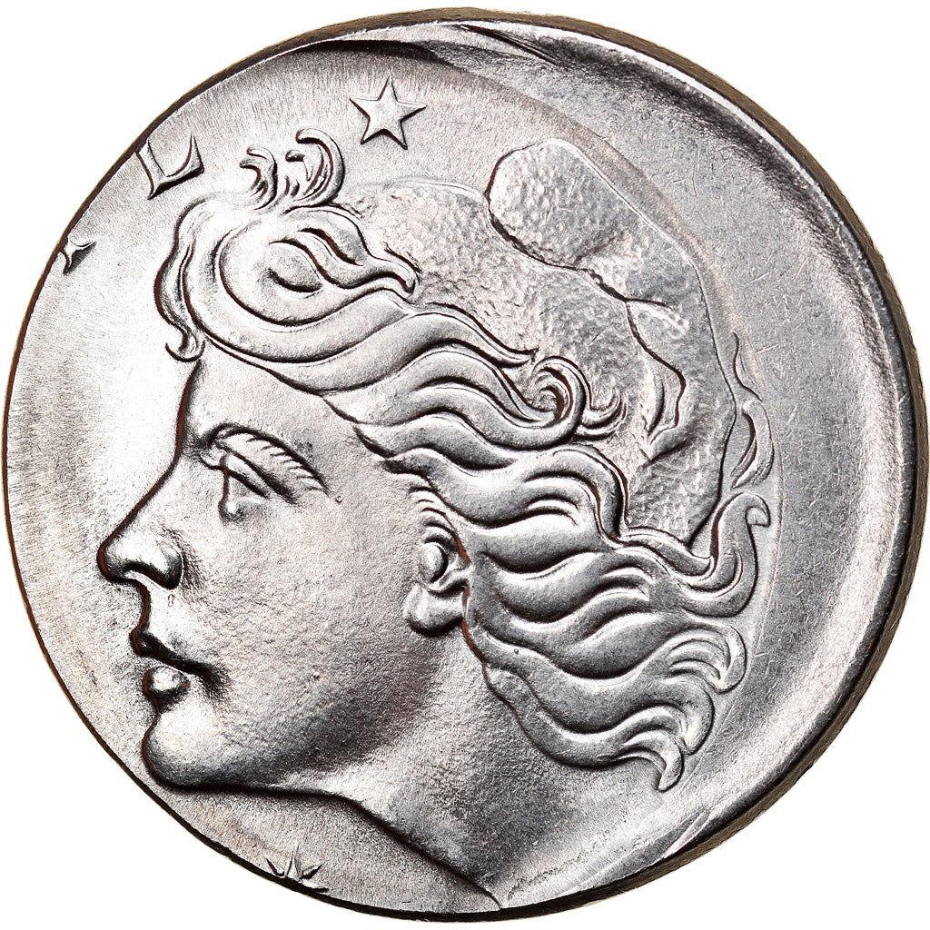Moneda, Brasil, 50 Centavos, 1975, planchet error, EBC, Acero inoxidable