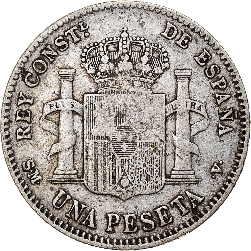 Münze, Spanien, Alfonso XIII, Peseta, 1901, Madrid, S+, Silber, KM:706