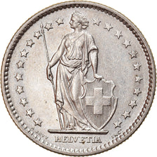 Moeda, Suíça, 2 Francs, 1977, Bern, AU(55-58), Cobre-níquel, KM:21a.1
