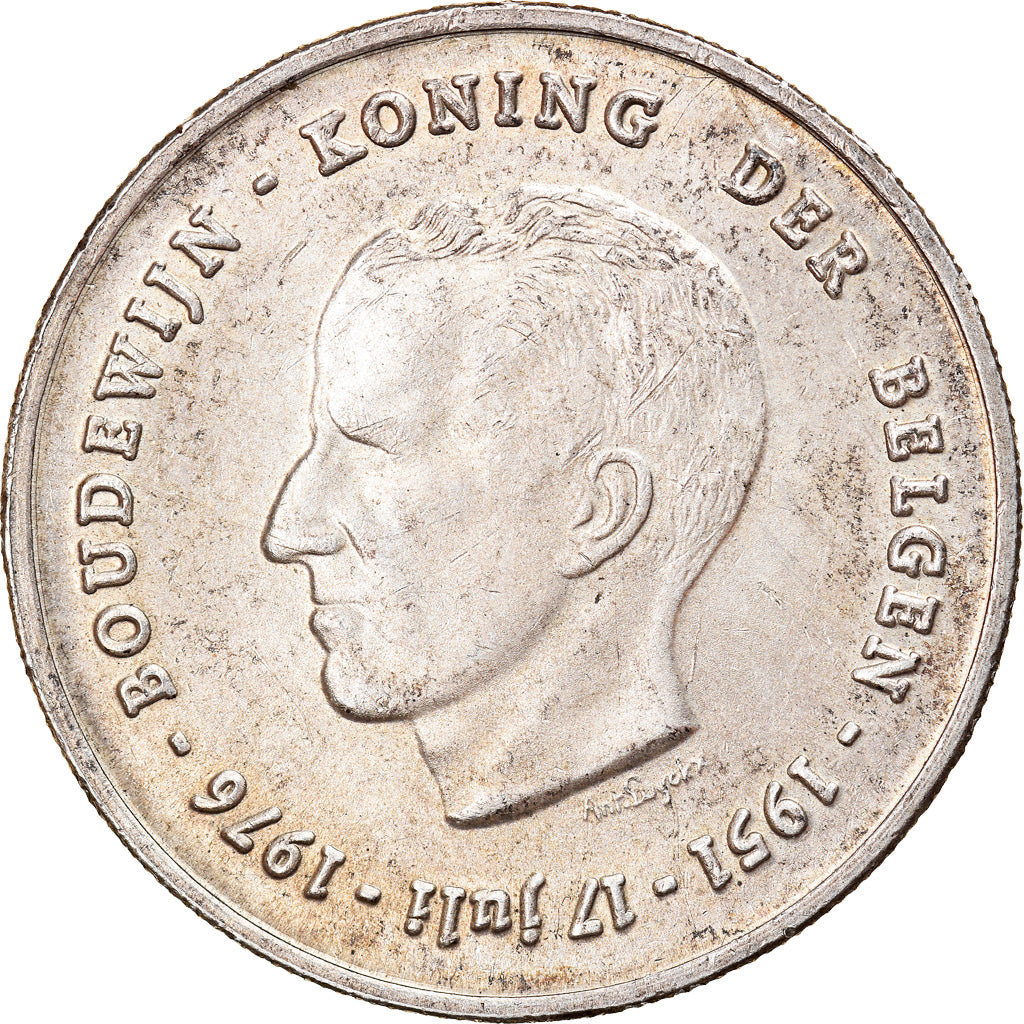 Munten, België, 250 Francs, 250 Frank, 1976, Brussels, ZF+, Zilver, KM:158.1