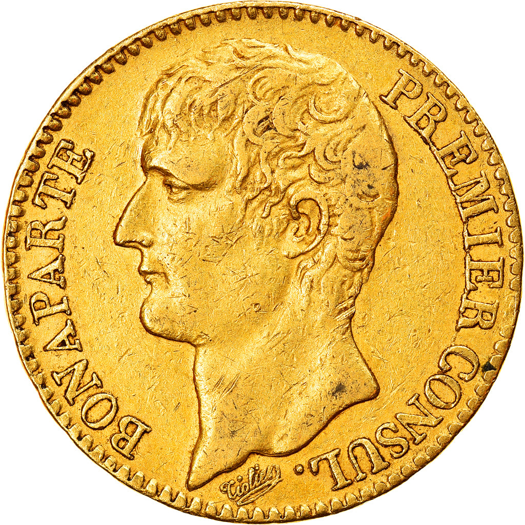 Münze, Frankreich, Napoleon I, 40 Francs, An 12, Paris, SS, Gold, Gadoury:1080