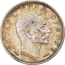 Coin, Serbia, Peter I, 50 Para, 1915, Gorham Mfg. Co., Variety, EF(40-45)