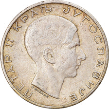 Monnaie, Yougoslavie, Petar II, 50 Dinara, 1938, TB+, Argent, KM:24