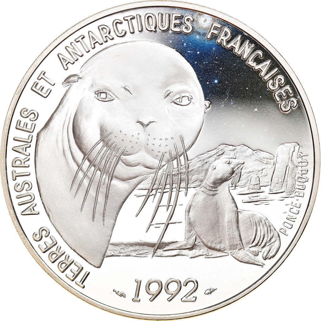 Coin, France, Terres Australes, 100 Francs, 1992, Paris, Proof, MS(65-70)
