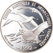 Coin, France, Terres Australes, 5 Francs, 1992, Paris, Proof, MS(65-70), Silver
