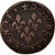 Moneta, Francja, Double Tournois, Château-Regnault, VF(30-35), Miedź, CGKL:674