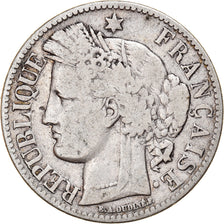 Coin, France, Cérès, 2 Francs, 1870, Bordeaux, VF(20-25), Silver, KM:816.2
