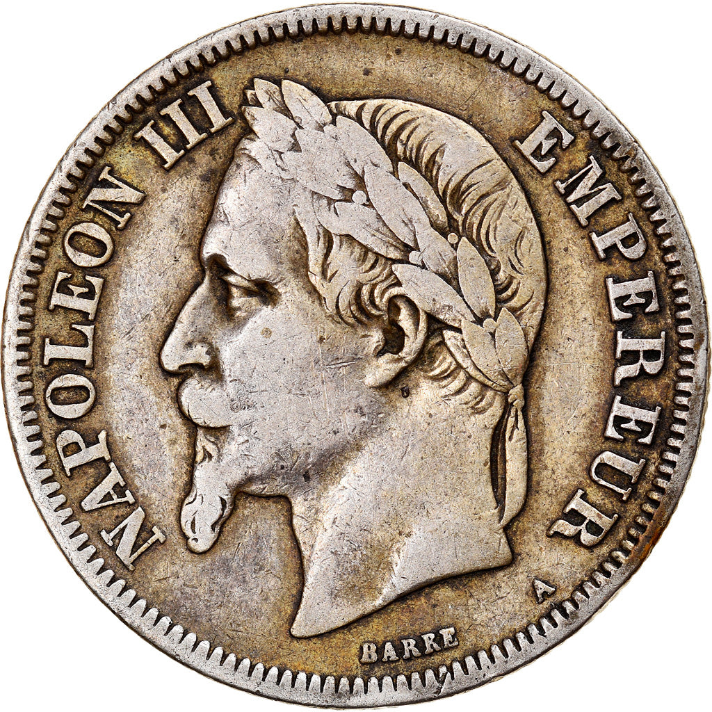Münze, Frankreich, Napoleon III, Napoléon III, 2 Francs, 1870, Paris, S+