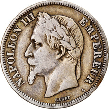 Münze, Frankreich, Napoleon III, Napoléon III, 2 Francs, 1870, Paris, S+