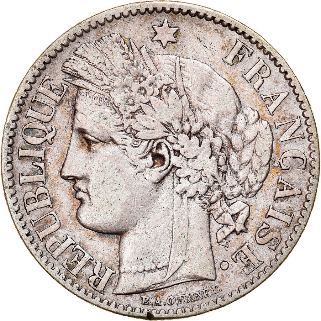 Monnaie, France, Cérès, 2 Francs, 1887, Paris, TTB, Argent, Gadoury:530a