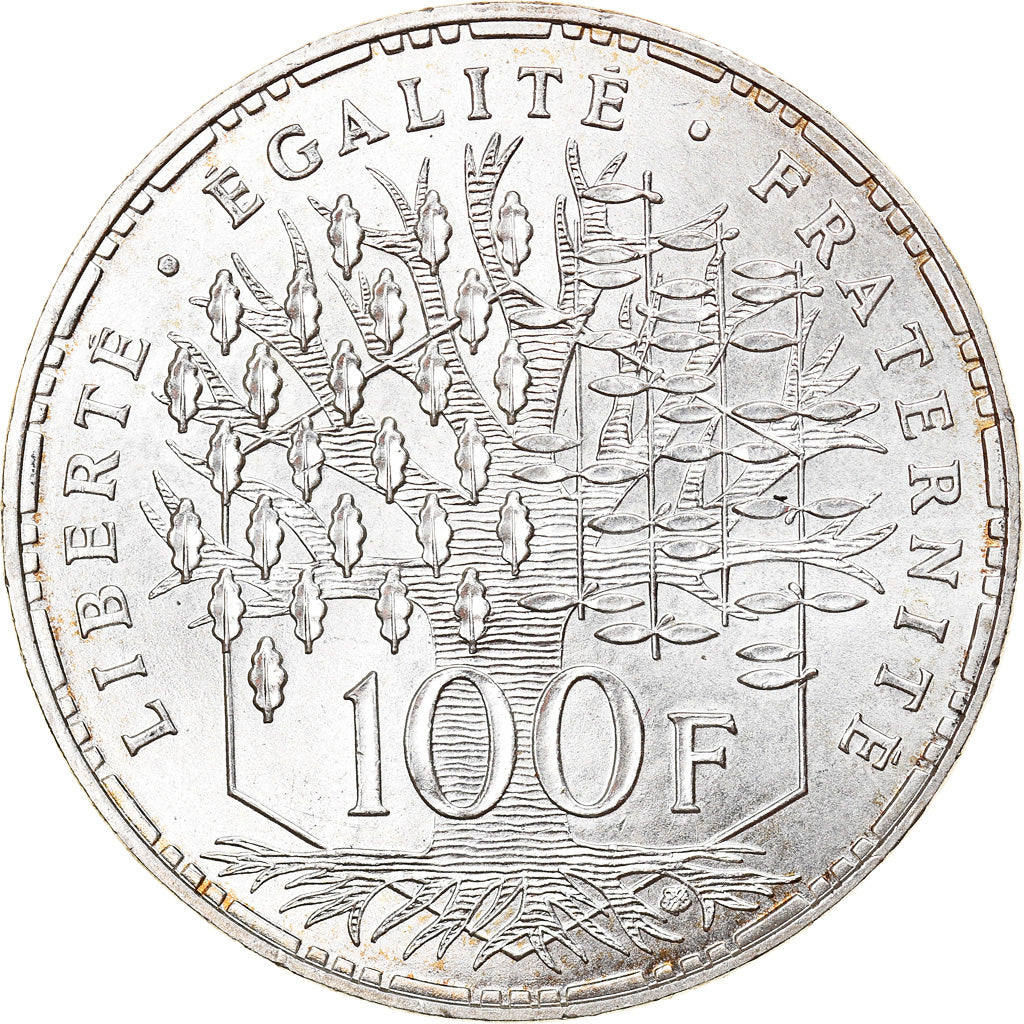 Munten, Frankrijk, Panthéon, 100 Francs, 1982, Paris, PR+, Zilver, KM:951.1