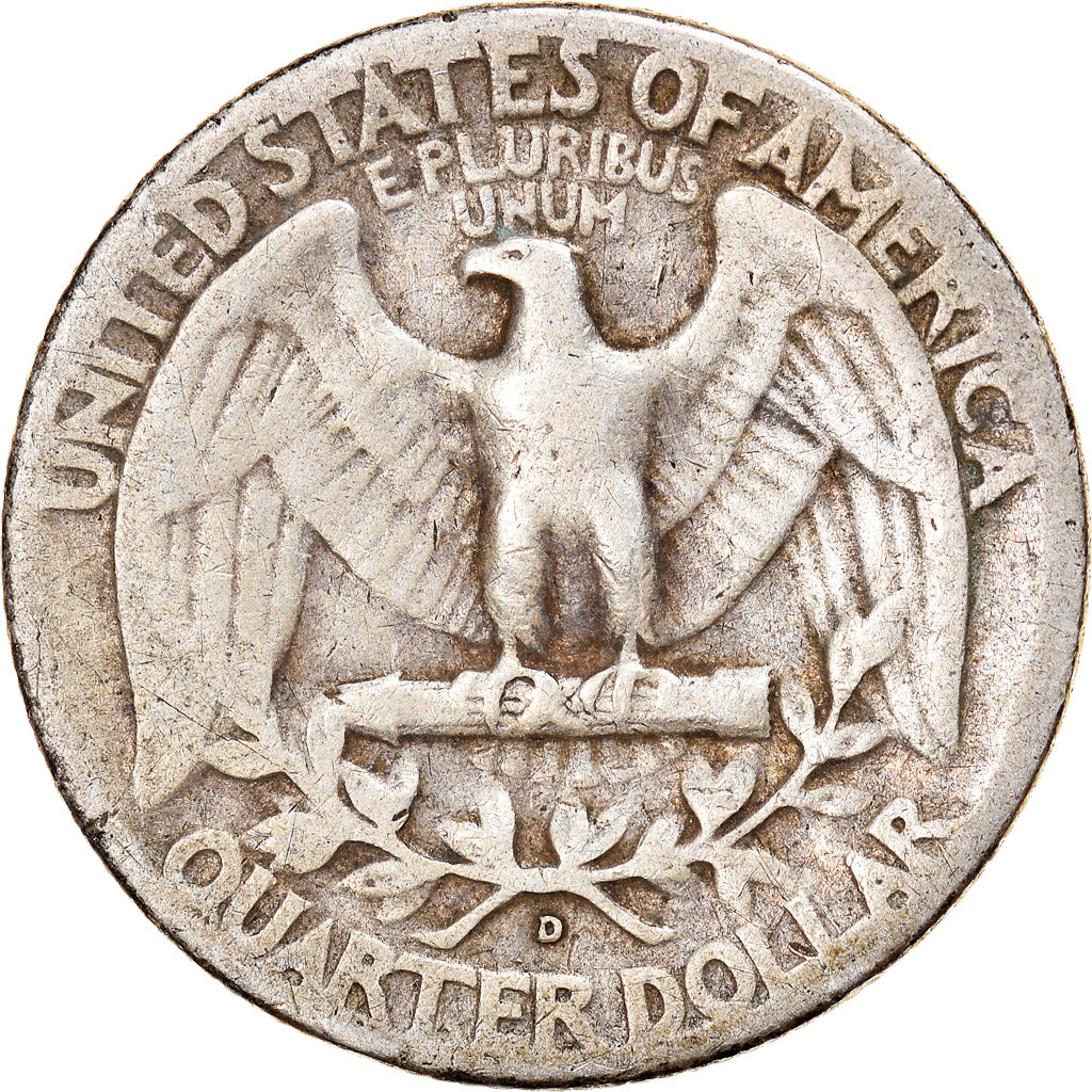Moneta, USA, Washington Quarter, Quarter, 1947, U.S. Mint, Denver, EF(40-45)