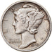 Moneta, Stati Uniti, Mercury Dime, Dime, 1943, U.S. Mint, Denver, BB+, Argento