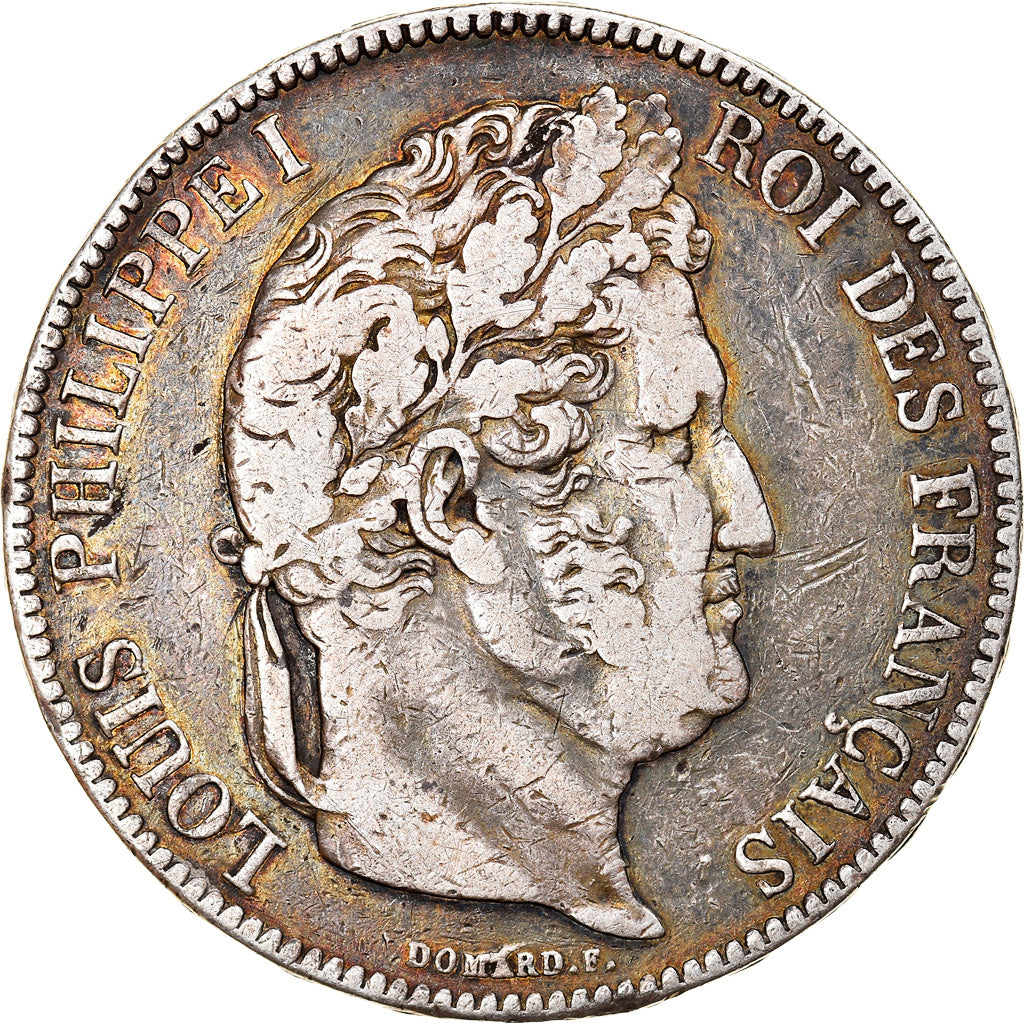 Coin, France, Louis-Philippe, 5 Francs, 1834, Paris, VF(30-35), Silver