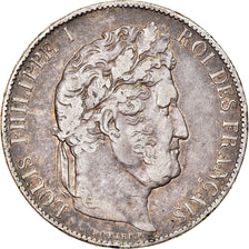 Moneta, Francia, Louis-Philippe, 5 Francs, 1848, Paris, MB+, Argento, KM:749.1