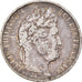 Moneta, Francia, Louis-Philippe, 5 Francs, 1848, Paris, MB+, Argento, KM:749.1