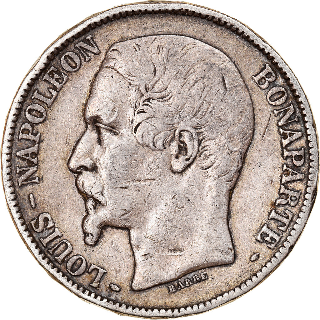 Moneta, Francja, Napoléon III, 5 Francs, 1852, Paris, VF(20-25), Srebro