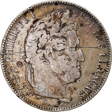 Coin, France, Louis-Philippe, 5 Francs, 1843, Bordeaux, VF(30-35), Silver
