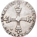 Münze, Frankreich, Henri III, 1/4 d'écu à la croix de face, 1587, Toulouse