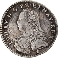 Moeda, França, Louis XV, 1/10 Écu aux branches d'olivier, 1726, Rennes