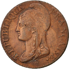 FRANCE, Dupré, 5 Centimes, 1796, Paris, KM #635.1, VF(30-35), Bronze, 23, Gadour