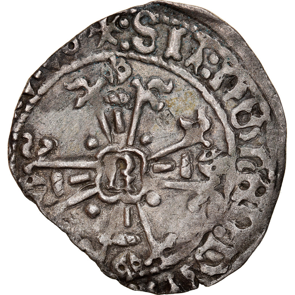 Monnaie, France, Bretagne, François II, Gros à l'écu, 1458-1488, Rennes, TTB