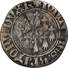 Monnaie, France, Bretagne, Jean V, Blanc aux 9 mouchetures, 1399-1442, Rennes