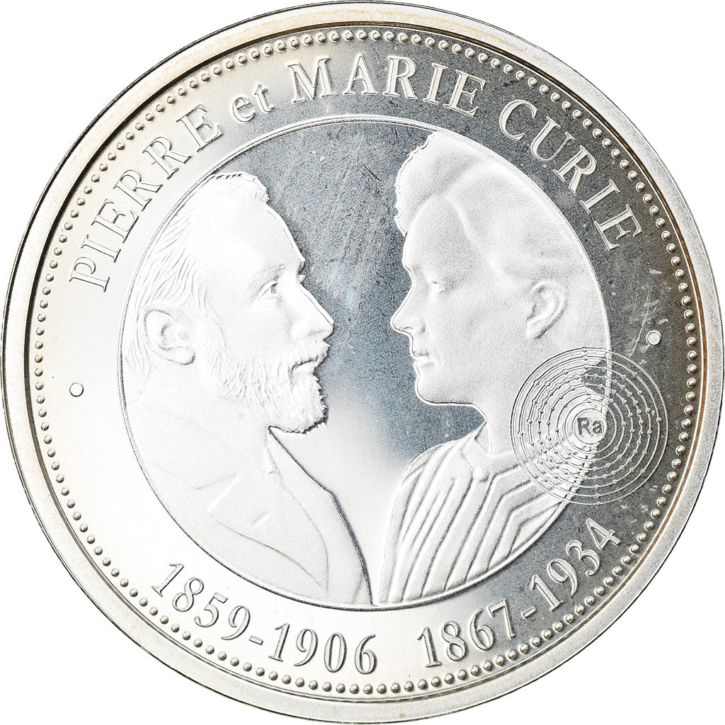 France, Medal, Pierre et Marie Curie, Collection Panthéon, Sciences &