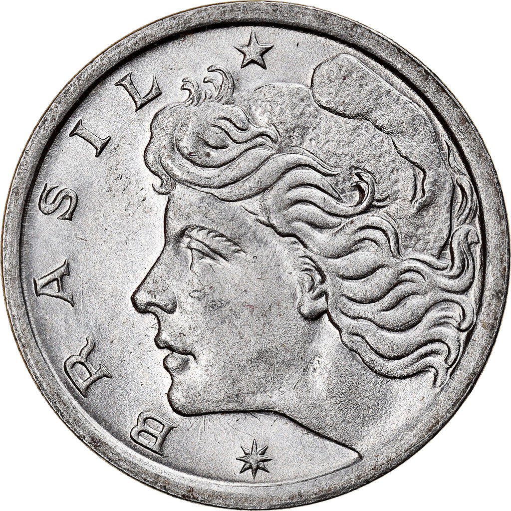 Monnaie, Brésil, 2 Centavos, 1977, FAO, SUP, Stainless Steel, KM:586