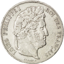 Moneta, Francia, Louis-Philippe, 5 Francs, 1840, Rouen, BB, Argento, KM:749.2