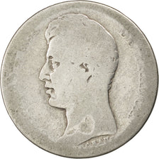 FRANCE, Charles X, Franc, 1830, Paris, KM #724.1, VG(8-10), Silver, Gadoury...