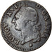 Monnaie, France, Louis XVI, Sol ou sou, Sol, 1784, Metz, TB, Cuivre