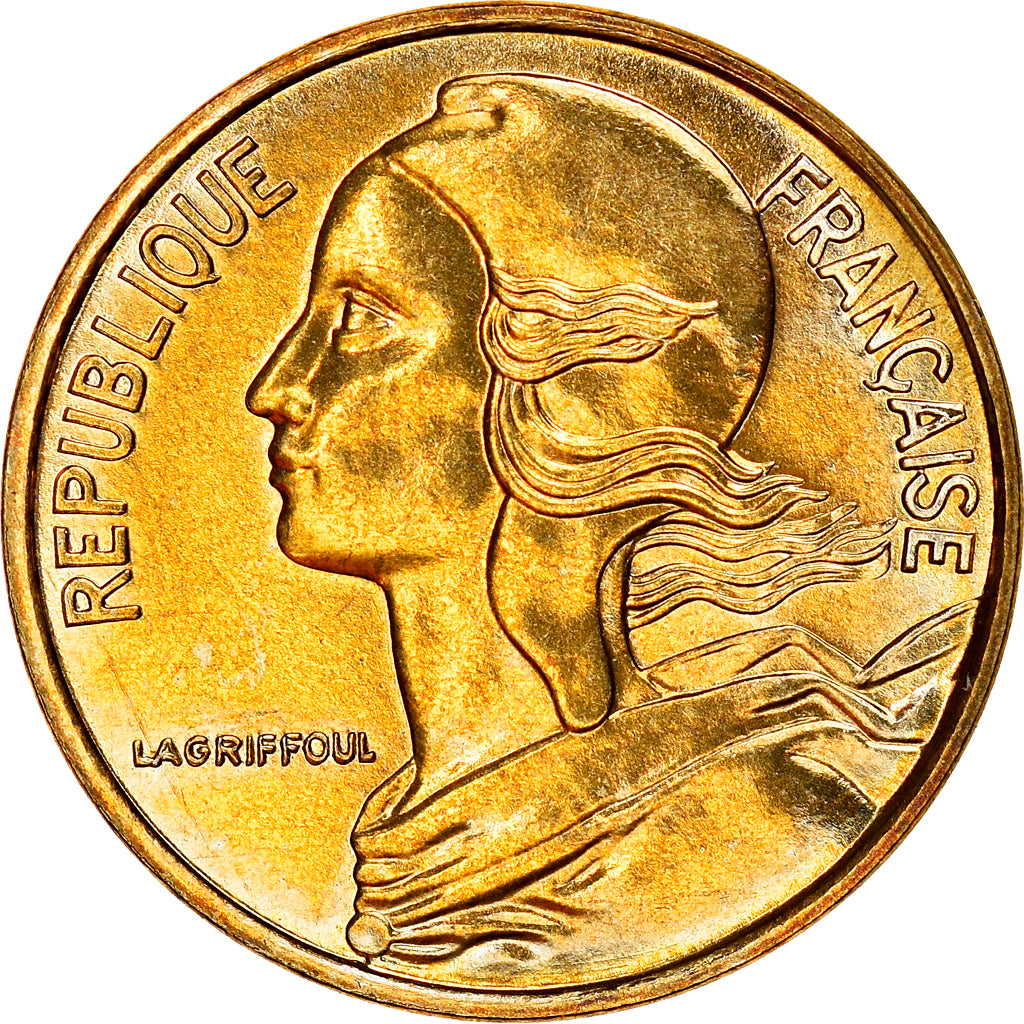 Münze, Frankreich, Marianne, 5 Centimes, 1999, Paris, UNZ+, Aluminum-Bronze