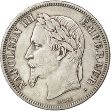 FRANCE, Napoléon III, 2 Francs, 1869, Paris, KM #807.1, EF(40-45), Silver, G...